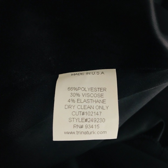 Trina Turk Strapless Fitted Stretch Dress Sz 8 - Picture 6 of 9